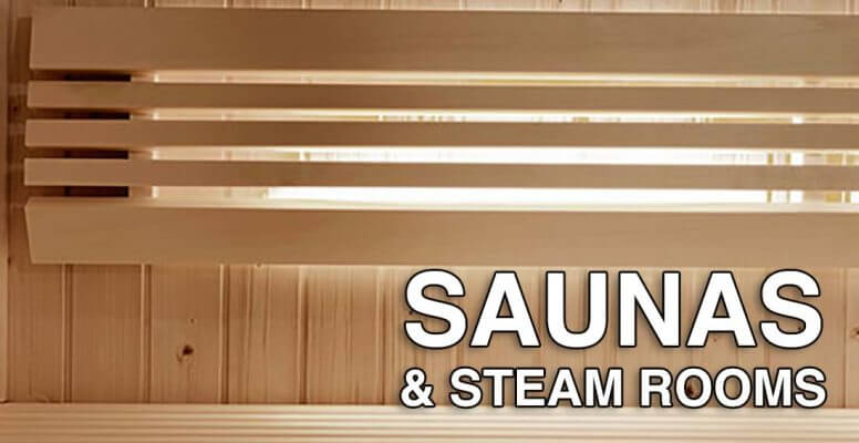 Saunas and steam room suppliers